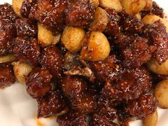 黑蒜子牛肉粒-陈傻子餐厅(世纪都会店)