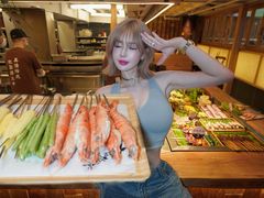 -拾光与烟火丨炭火串烧·自贡小活鲜(西村大院店)
