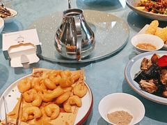 -海派美食·家宴海鲜青岛菜·石锅鲽鱼头(东方城店)