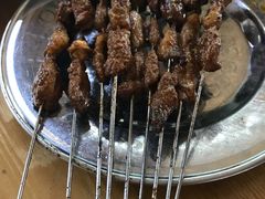 烤羊肉串-敦煌山庄摘星阁