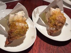 葡汁海鲜焗螺-嘉麟楼