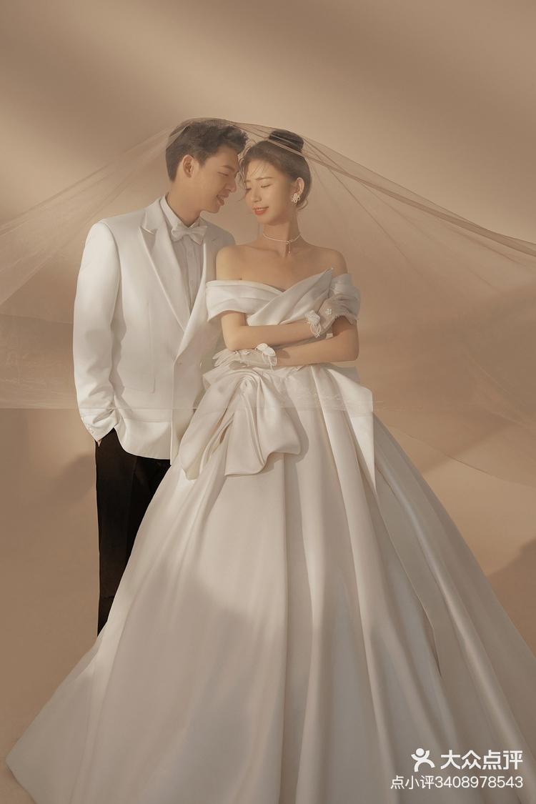 室内唯美森系光影婚纱照