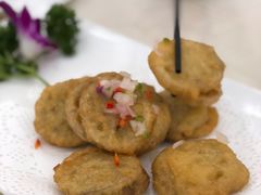 椒盐藕夹-怡园饭店-餐厅(四望亭店)