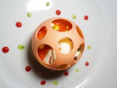冰淇淋配跳跳糖-非常时髦餐厅VUE Restaurant(外滩茂悦大酒店)