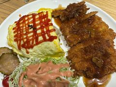 炸猪排蛋包饭-米笑情(韩乐坊店)