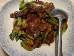 招牌猪肝炒菜梗-菲乐餐厅(三十年经营·湖滨路店)