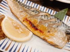 烤青花鱼一夜干定食-角落里(中山公园店)