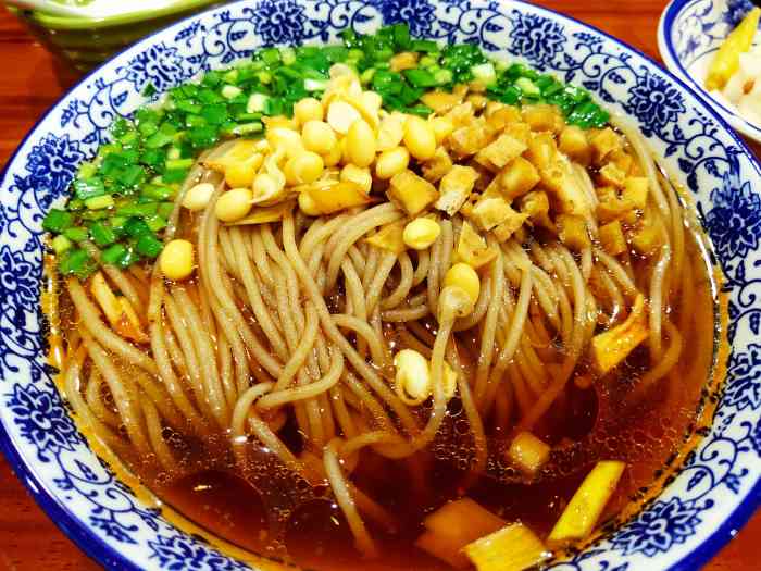 袁记无极饸饹面-"今天带孩子来勒泰玩具城游玩,到了中午就想.