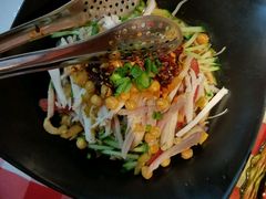 凉拌麻辣鸡丝莜面-西贝莜面村(上海百联西郊店)