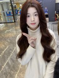 点击看大图 -藤野造型烫发染发