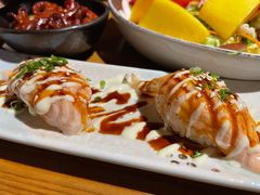 三文鱼腩手握寿司-渔寿司·日本料理(艾尚天地店)