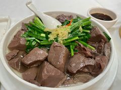 姜茸韭菜浸猪红-顺德人家食府(黄金广场店)