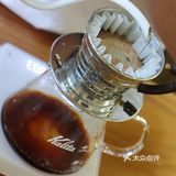 梅林新晋咖啡店 拾豆者：黑白配 浓缩牛奶配