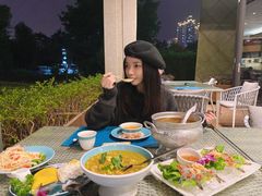 -院子君亭亚洲厨房花园餐厅