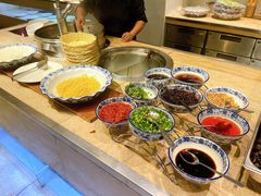 自助调料区-绿地万豪酒店-城市节奏餐厅
