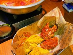 炸鸡双拼-春熙台韩国料理·章鱼肥牛(西丽店)