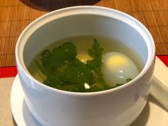 菊叶鸽子蛋汤-鲤院·新中式美学·庭院餐厅(夫子庙店)