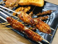 蜜汁烤翅-宝记烧烤·碳锅羊肉·羊蝎子火锅·夜食社(文体路创始店)