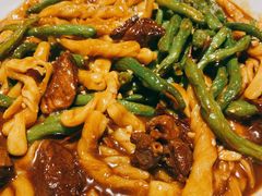 驴腩豆角焖卷子-孙记驴肉山庄(李桥店)