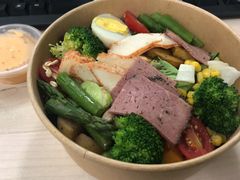 招牌牛肉鸡胸双拼沙拉-食野·SAYYEAH·创意轻食(新南门店)