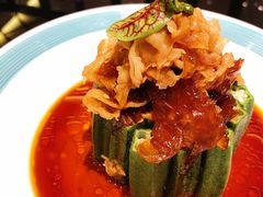 海蜇秋葵蚌肉-尚一汤·粤菜海鲜(环球港店)