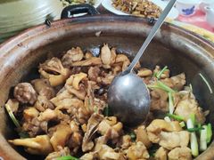 姜葱啫土鸡-天强农家菜馆