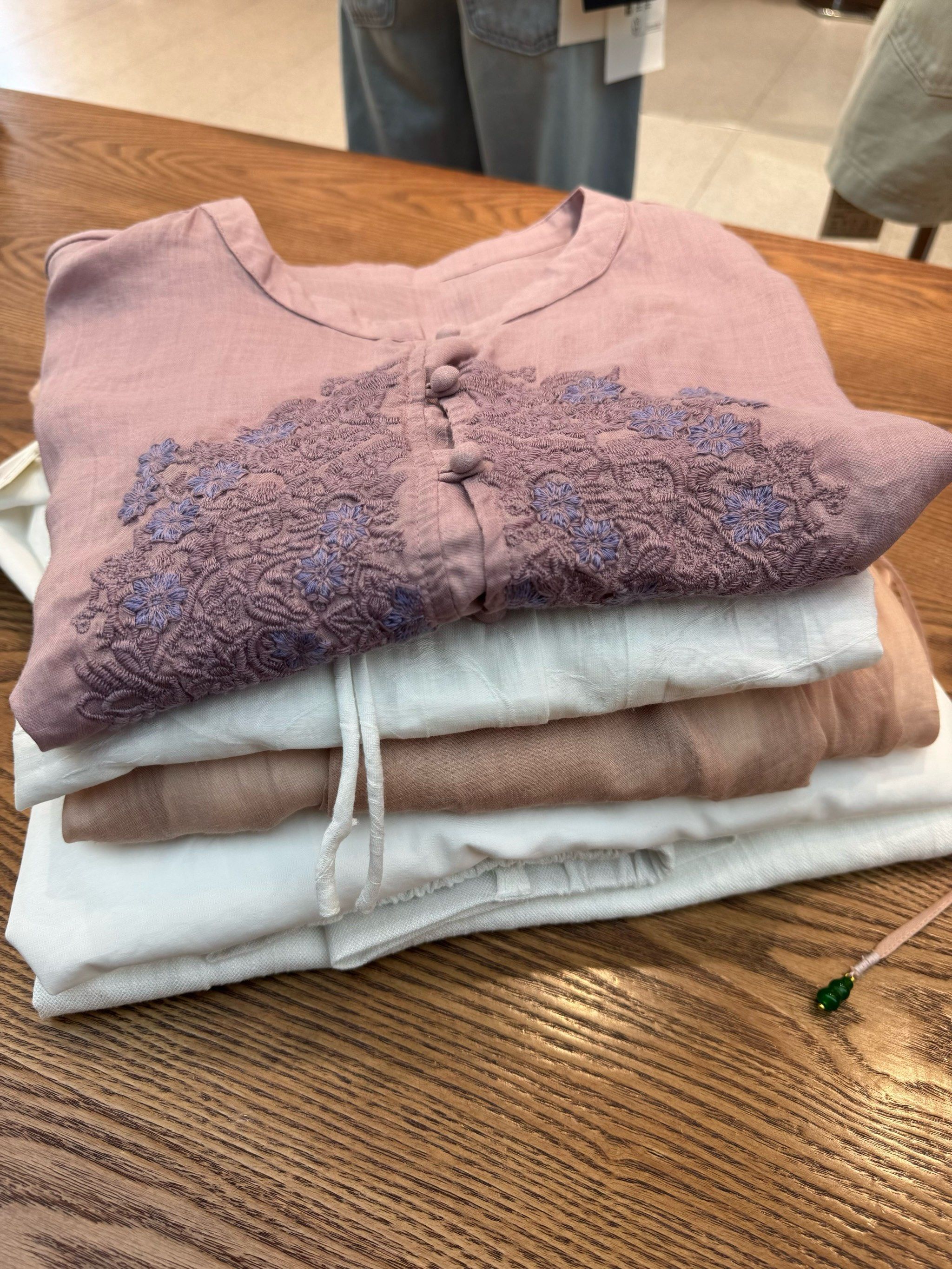 好喜欢麻料的衣服