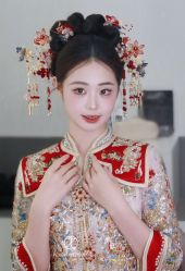 -桃子造型婚纱礼服(凤起广场店)