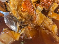 湖蟹炒年糕-二泉园老菜馆·百年无锡菜