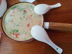 虾滑小米粥-最味·煲式干锅(银石广场店)