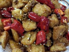 辣子鸡-天天向上素食餐厅(五台山店)