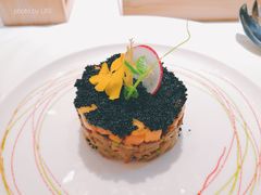 黑鱼籽酱香牛肉木瓜塔塔-王品牛排(帝壹城店)