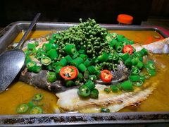 -探鱼·鲜青椒爽麻烤鱼(番禺万达店)
