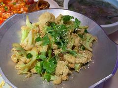 干锅丽水香菇花菜-探花·意境江南菜·唐伯虎文化体验店·松鼠桂鱼(观前店)