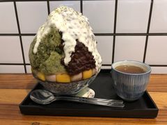 抹茶生乳かき氷-WONDER ICE 萬得冰田(建設路总店)