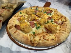 金沙咸蛋黄嫩鸡比萨-达美乐比萨(红山店)