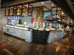 自助取餐区-烟台中泽华羿铂尔曼酒店·汇·全日餐厅·高空海景自助