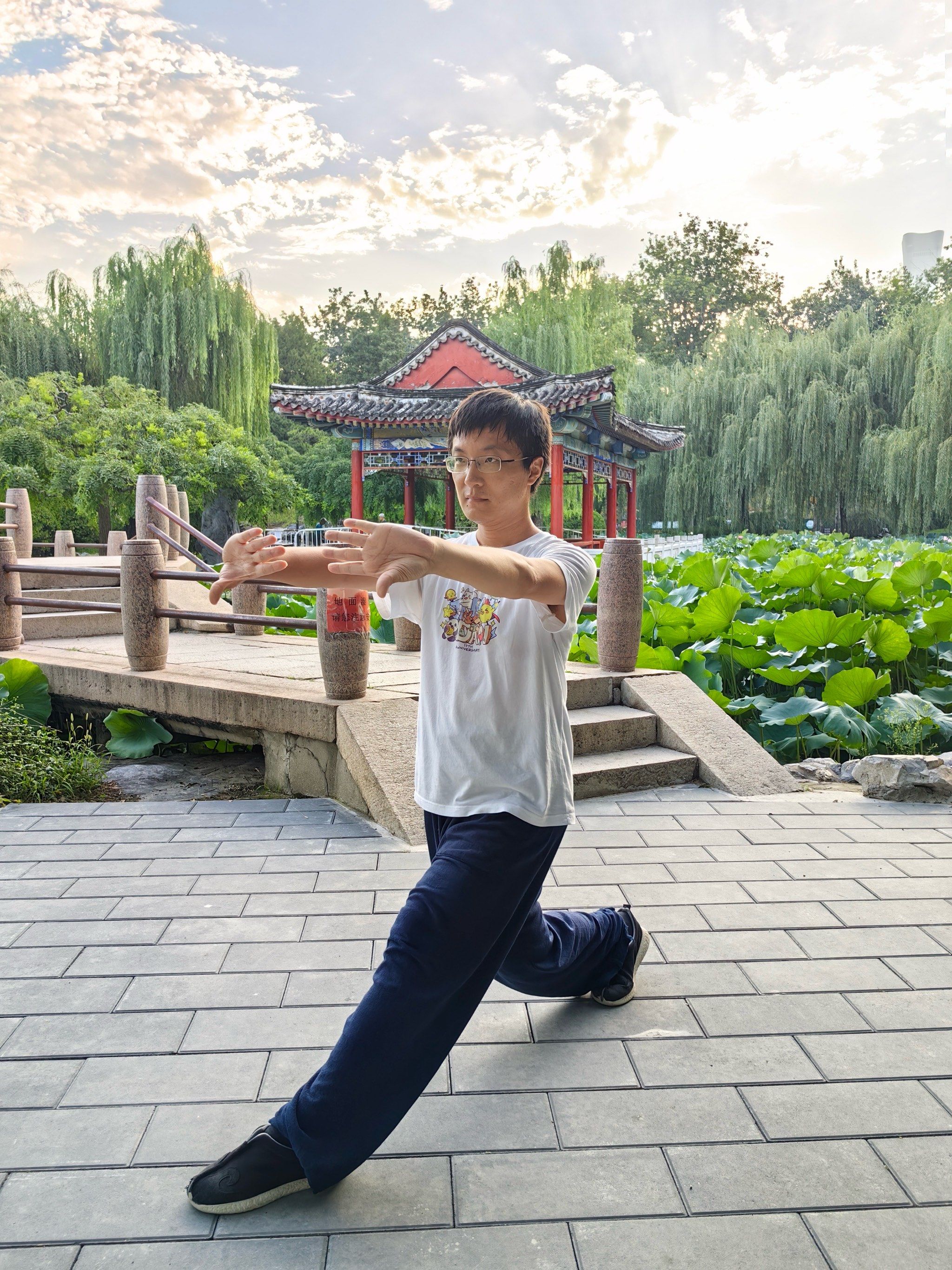 北京日坛公园八卦掌体验课