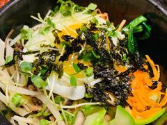 石锅拌饭-草家酱蟹炭火烤肉店(珲春南路一店)