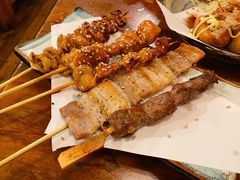 鸡皮串-百步拉面