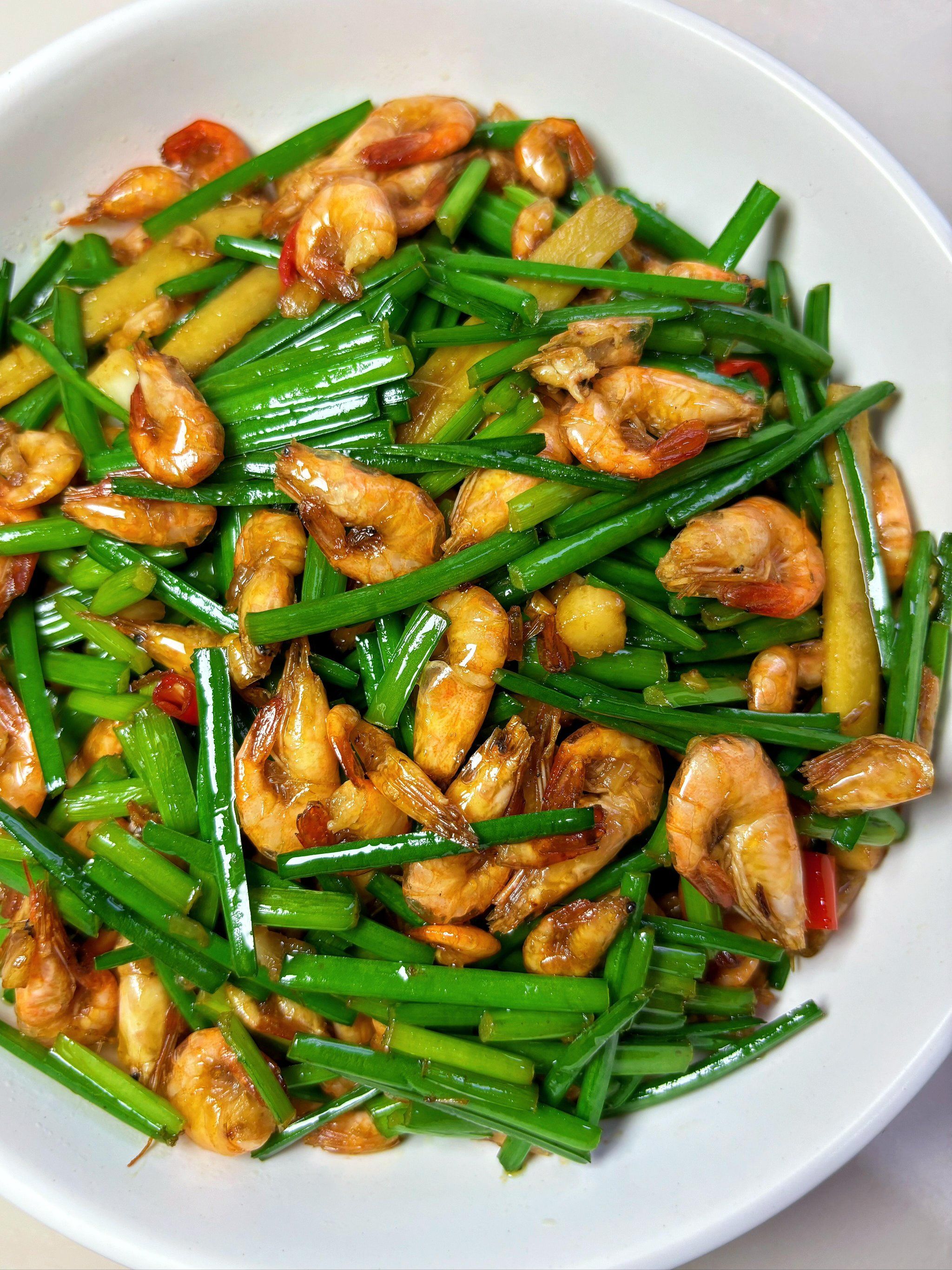 绝了‼️韭菜花河虾🦐超鲜美巨下饭