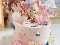 -咖咖熊蛋糕定制·英国蓝风车动物性淡奶油