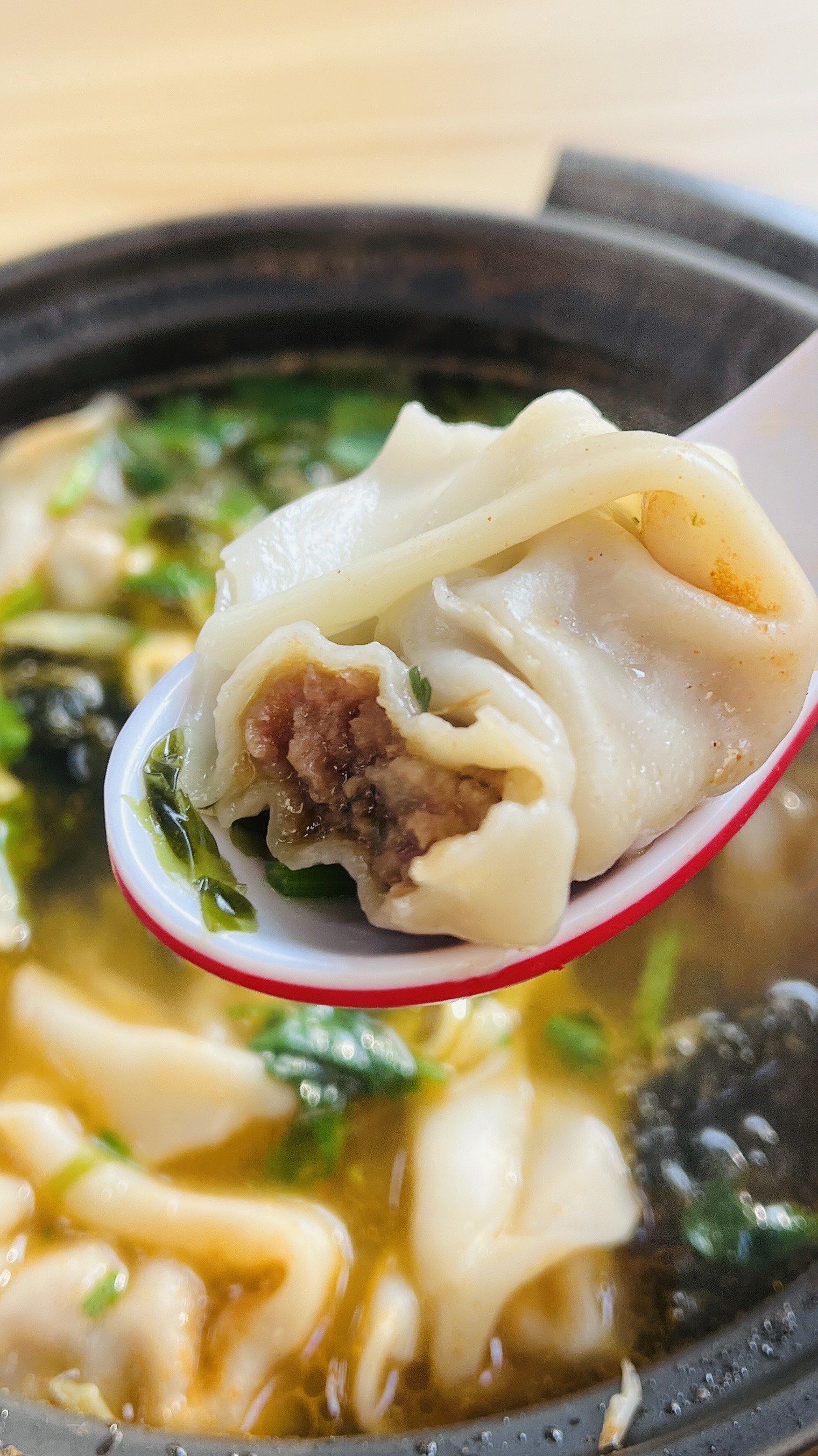 手工现包的大馄饨,暖暖一整天