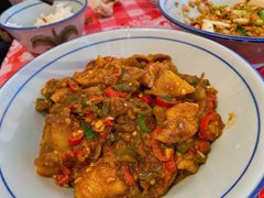 烧椒肥肠-荆九爷爆炒桥头三嫩(浙大店)