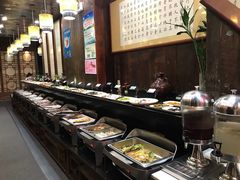 自助取餐区-素德轩素食餐厅(东港店)