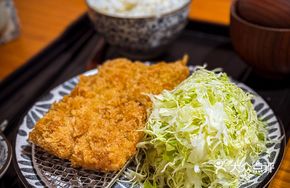 小里脊背脊炸猪排定食