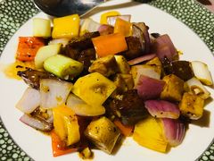杏鲍鱼菇炒牛肉粒-江南赋(内蒙古大厦店)