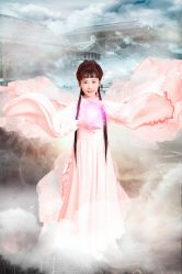 -后宫·古装汉服京剧儿童亲子全家福摄影