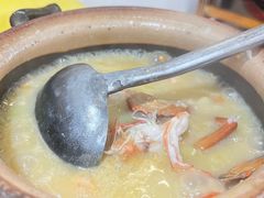 虾蟹海鲜粥-德记潮州砂锅粥(广州大道北店)