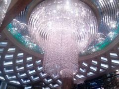 客房大堂的水晶灯-上海浦东星河湾酒店